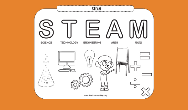 STEAM Coloring Sheet