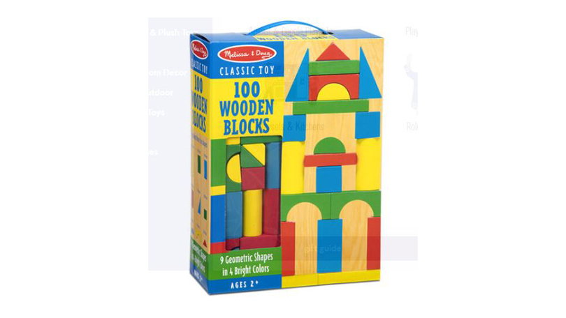 100 Wood Blocks Set