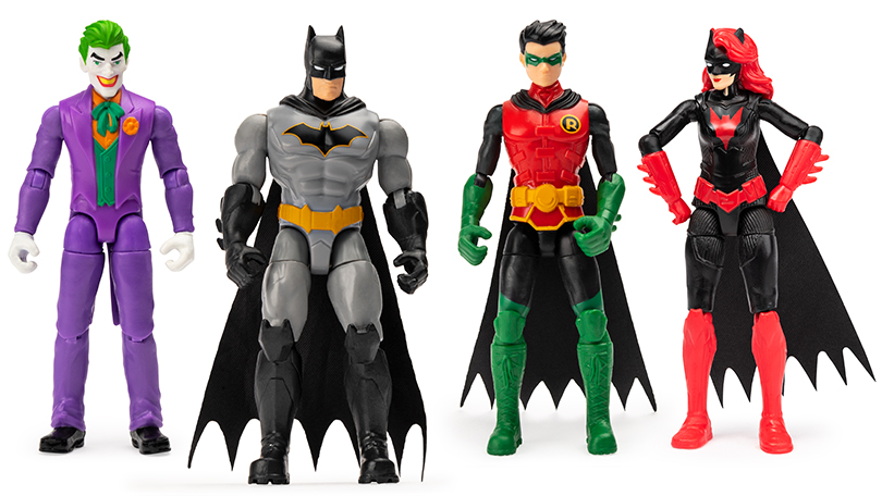 Batman 4” Action Figures by SpinMaster